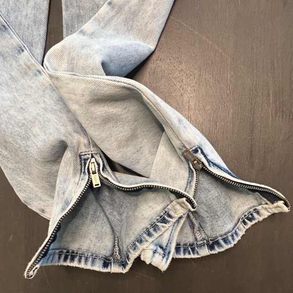 Guess light wash bling rhinestone studded distressed glam edgy chic jeans NWT 26 - Picture 9 of 15